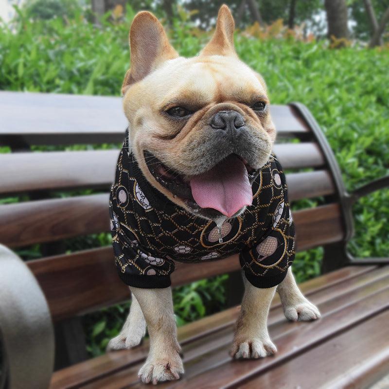 Personalized Pet Fashion: Customizable Bag Print Dog Clothes For Spring And Autumn