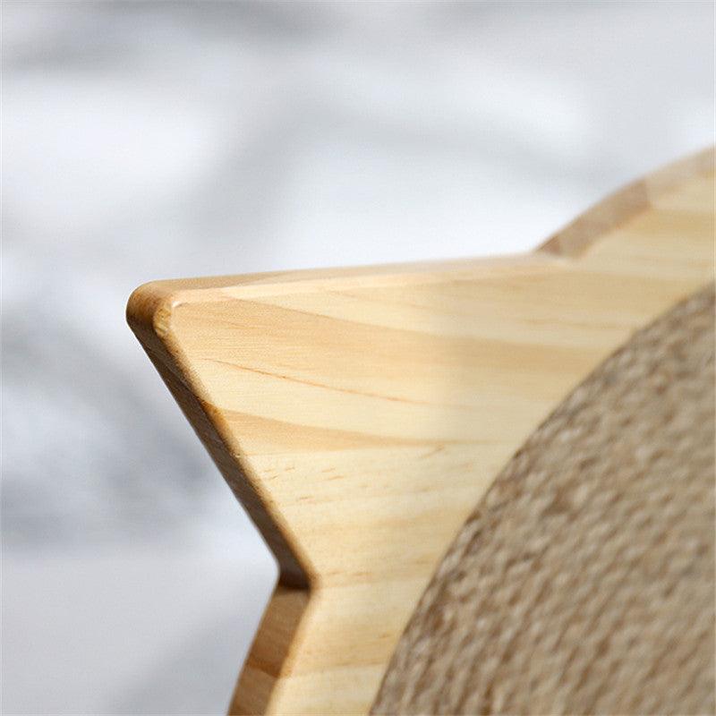 Wall Mounted Cat Scratcher Board With Suction Cup Toy