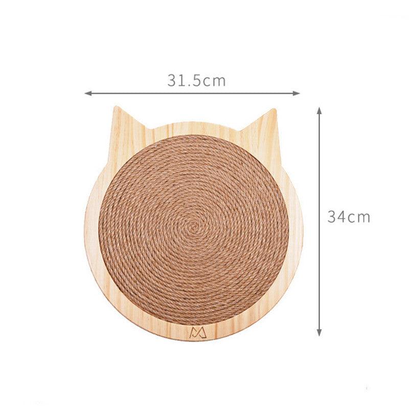 Wall Mounted Cat Scratcher Board With Suction Cup Toy
