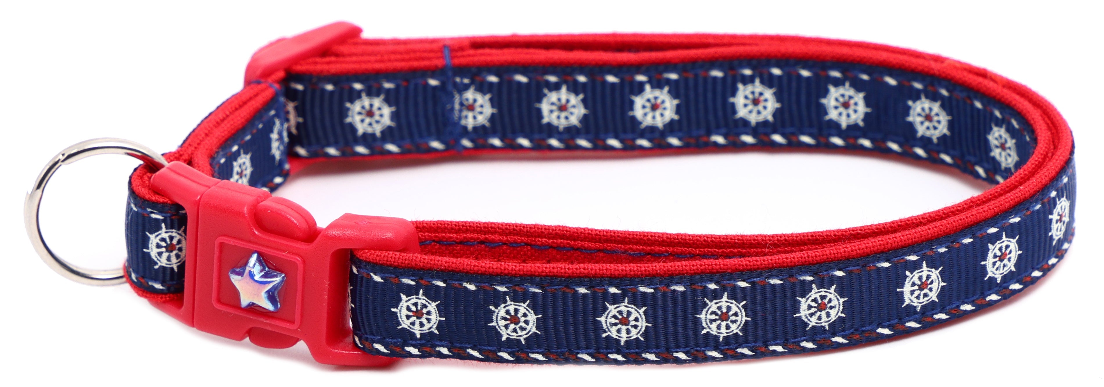 Ships Wheels Breakaway Cat Collar-3