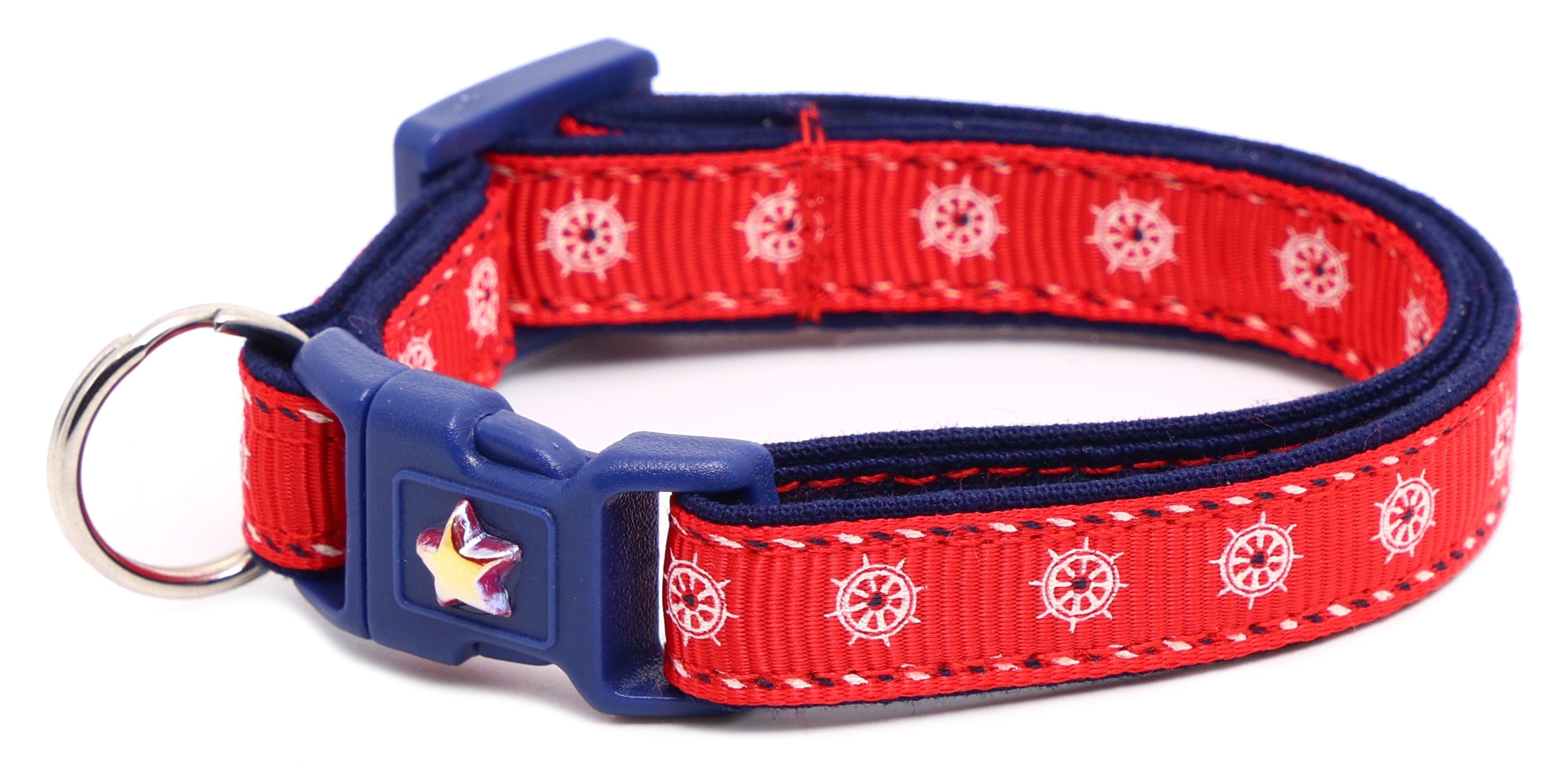 Ships Wheels Breakaway Cat Collar-15