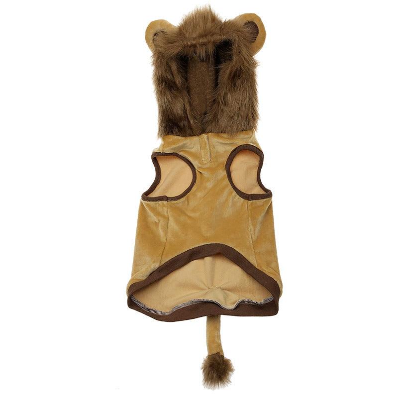 Pet Costume: Lion King Transformation Outfit For Dogs And Cats