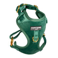 Emerald Green Collection - Dog Harness, Collar, Bow Tie, Lead and Poop Bag Holder by Fluffy Tailers
