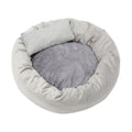 Removable Cat Bed Soft Velvet Gray Pet Beds for Dog Puppy Cat Sleeping Cushion House Cats Mat with Free Pillow Pet Supplies