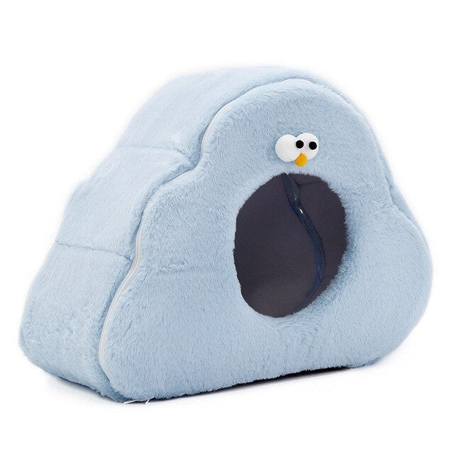 Pet Dog Cat House Warm Comfort Pet Deep Sleeping Nest Cave for Cats Dogs Winter Cat Bed Mat Basket Puppy Kennel Beds Cama Gato